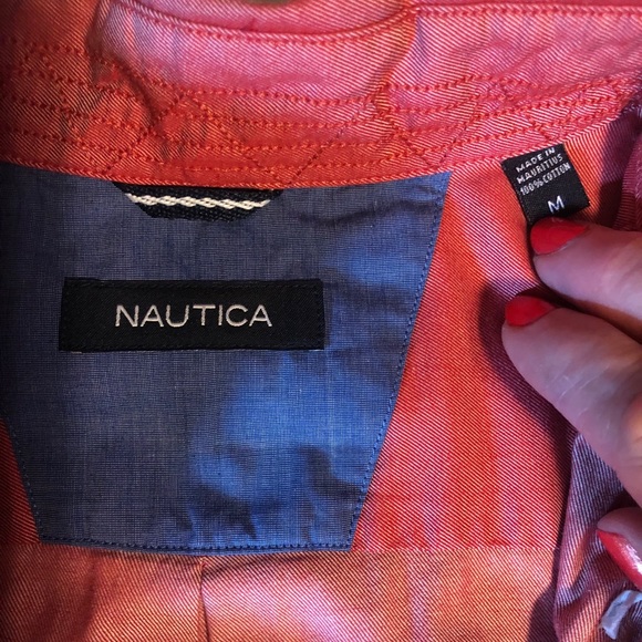 Men’s Nautica button down shirt. Nantucket Red. M - Picture 4 of 6